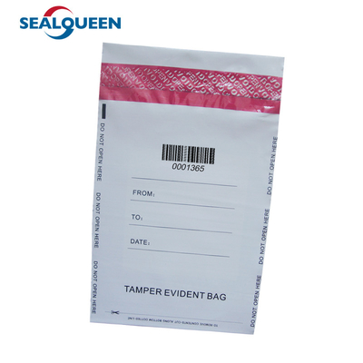 Custom Plastic Opaque Tamper Evidence Security Packing Bag Tamper Proof Self Seal Bag