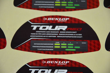 Golf Waterproof Vinyl Label Stickers Strong Glue For Brand Protection
