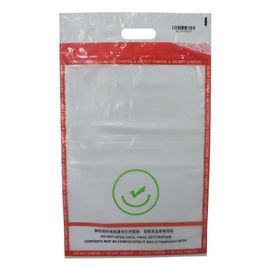 Plastic Security Tamper Evident Bags With PET Permanent Tape Seal