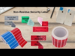 PET 내구성 훼손 방지 밀폐 스티커 무효 개방 안전 라벨 포장