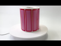 맞춤식 로고 위조 방지 변조 증거 방수 고 잔류 보안 봉지 라벨